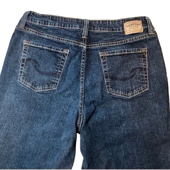 Levi’s Signature At the Waist Bootcut Jeans in Blue Women’s 12 Long - Picture 4 of 11